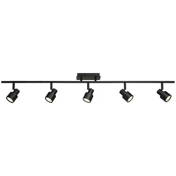 Lincoln, 5 Light Adjustable LED Track, Matte Black Finish