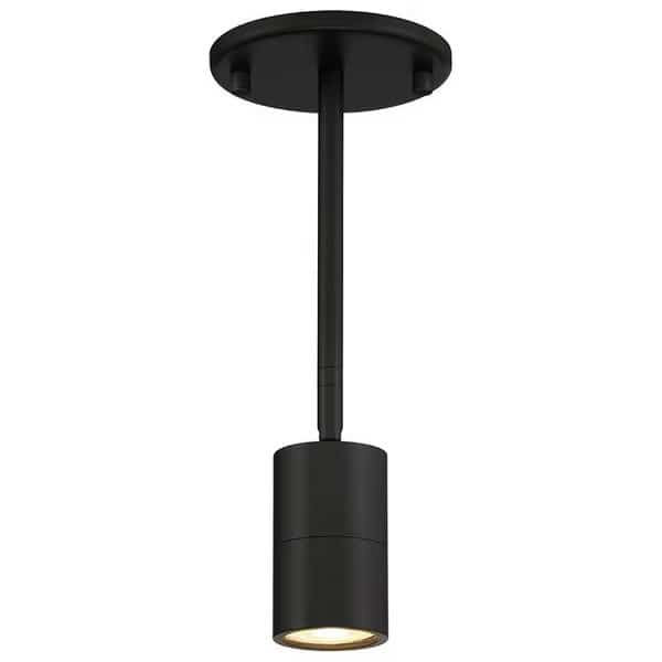 Cafe Dual Mount, 1 Light LED Wall Or Ceiling Spotlight, Matte Black Finish, Steel