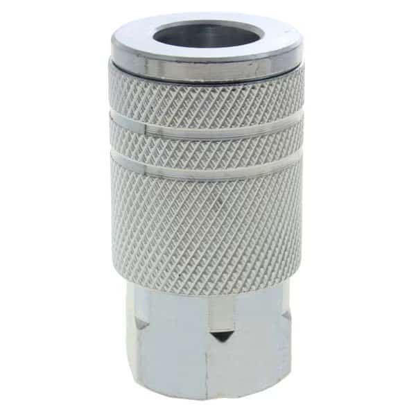 Coupler, Steel, Manual, Industrial, 3/8" Body Size, 3/8" Female NPT