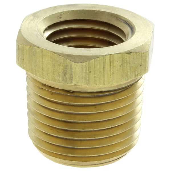Fitting, Brass, Bushing, 3/8" Male x 1/4" Female NPT
