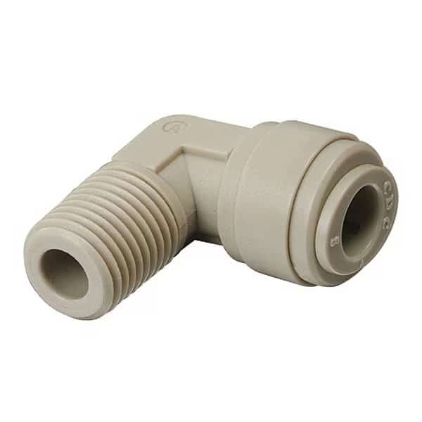 Fitting, Fluidfit, Rigid Male Elbow, 1/4" x 1/8" Male NPT