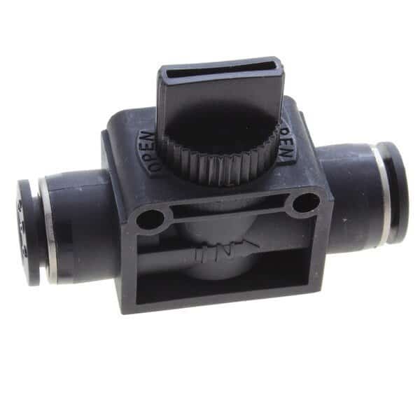 Fitting, PTC, Hand Valve, Union, 1/4" to 1/4"