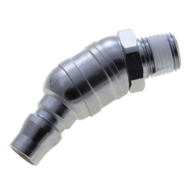 Plug, Free Angle, Japanese, 1/4" Body Size, 1/4" Male NPT
