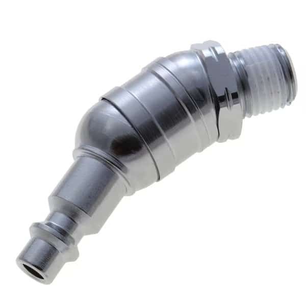 Plug, Free Angle, Industrial, 1/4" Body Size, 1/8" Male NPT