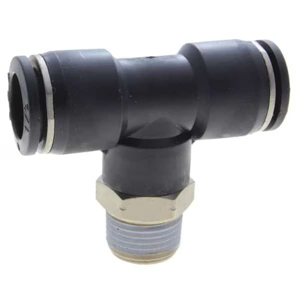 Fitting, PTC, Male Branch Tee, 3/16" x 1/8" Male NPT