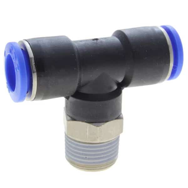 Fitting, PTC, Male Branch Tee, 12mm x 3/8" Male BSPT (R)