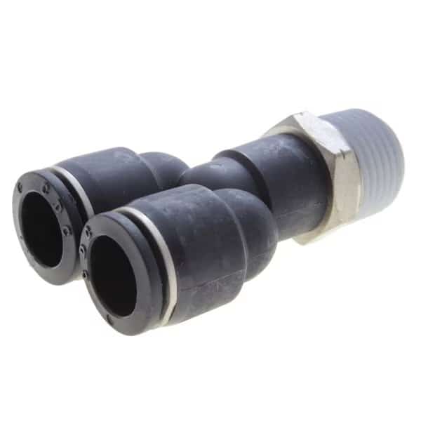 Fitting, PTC, Swivel Male "Y", 1/4" x 1/8" Male NPT
