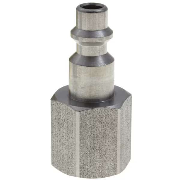 Plug, Stainless Steel, Industrial, 1/4" Body Size, 1/4" Female NPT