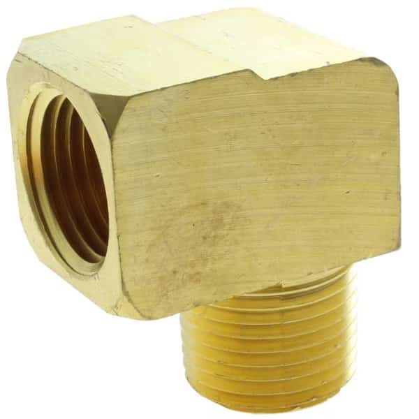 Fitting, Brass, Street Elbow, 3/8" Male x 3/8" Female NPT