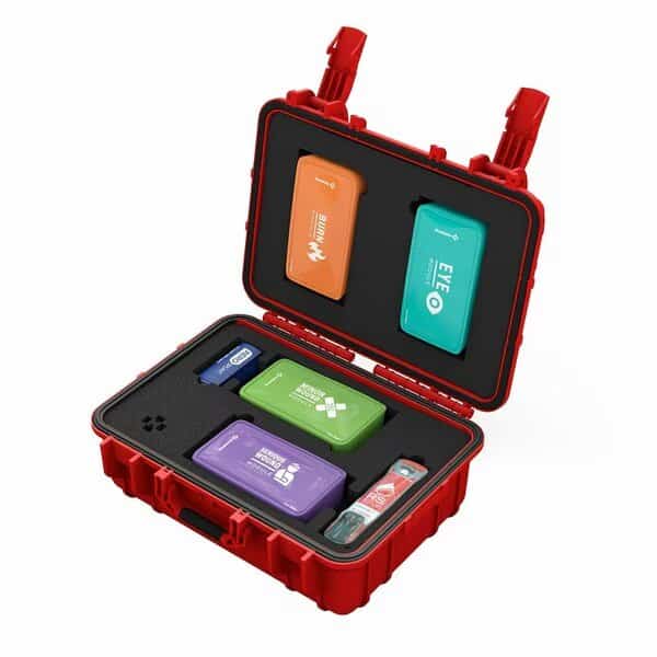 Plastic, 18.36" L, 13.76" W, Red