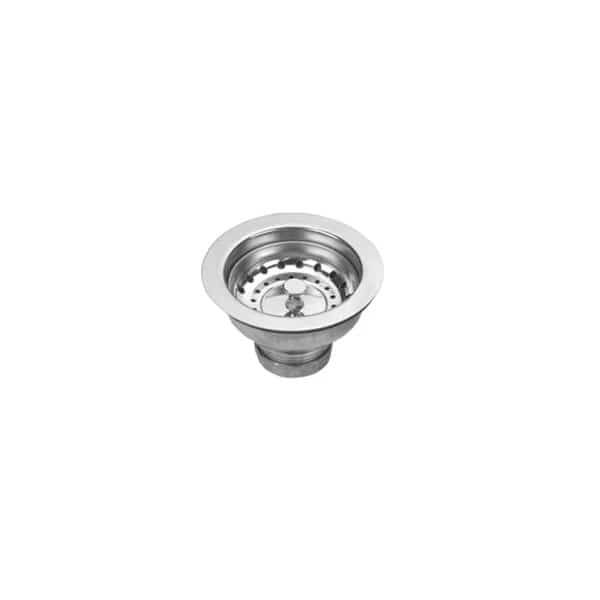 3.5" Basket Strainer W/ Lift Stopper, Stainless Steel