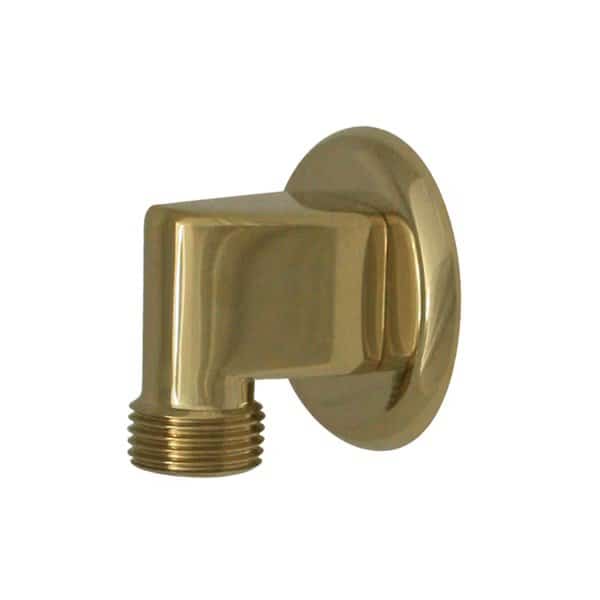 Showerhaus Solid Brass Supply Elbow, Polished Brass