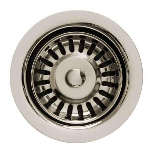 3.5" Waste Disposer Trim W/ Matching Basket Strainer, Polished Nickel