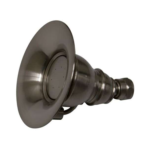Small Rnd Rainfall Showerhead W/ Spray Holes - Brass Construction W/ A
