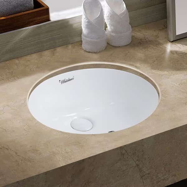 Isabella Plus Collection 18" Oval Undermount Basin W/ Overflow And Rea