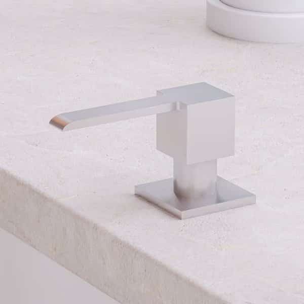 ALFI brand AB5007-BSS Modern Square Brushed SS Soap Dispenser