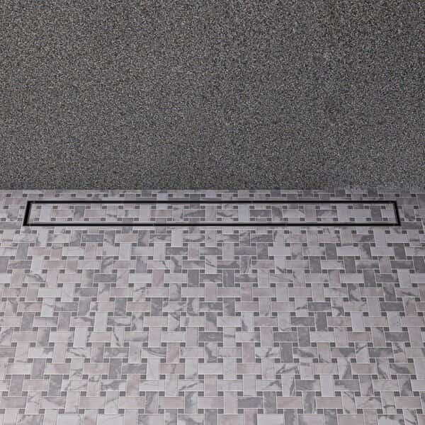 32" Modern SS Linear Shower Drain w/o Cover