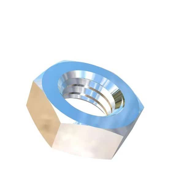 Jam Nut, 3/8"-16, Titanium, Grade 5