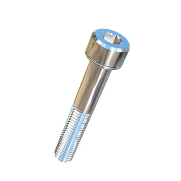 M8-1.25 Socket Head Cap Screw, Plain Titanium, 50 mm Length