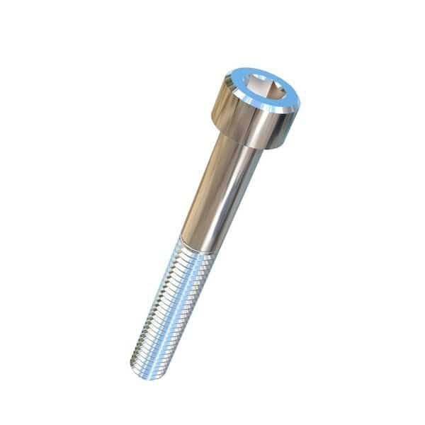 #10-32 Socket Head Cap Screw, Plain Titanium, 1-1/2 in Length