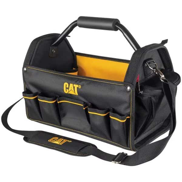 Tote, Black/Yellow, Polyester, Cat, Mfr#: 240046