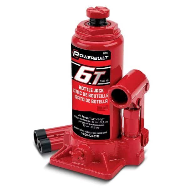 6Ton Bottle Jack, Powerbuilt, Mfr#: 640911