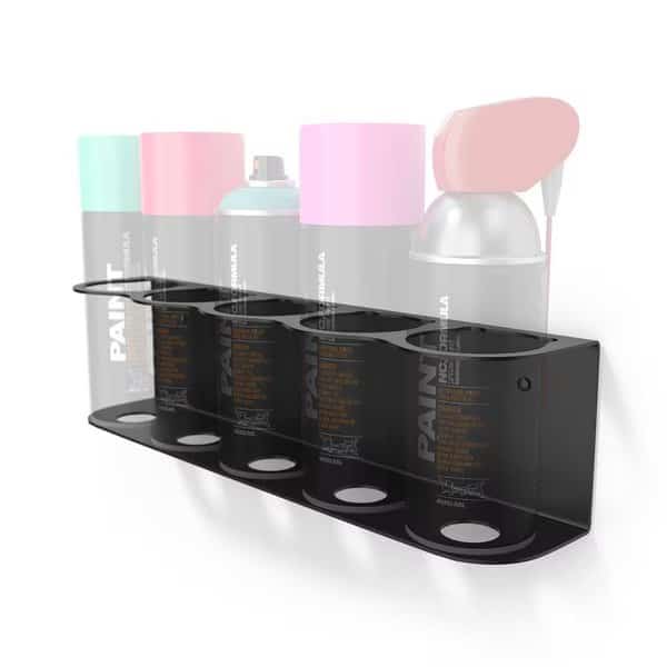 Storage Rack, Steel, Black, 3.3 in W, 3.7 in H, 15.25 in L, Powder Coated