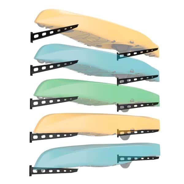 5 Tier Wall Mount Kayak Storage Rack 30