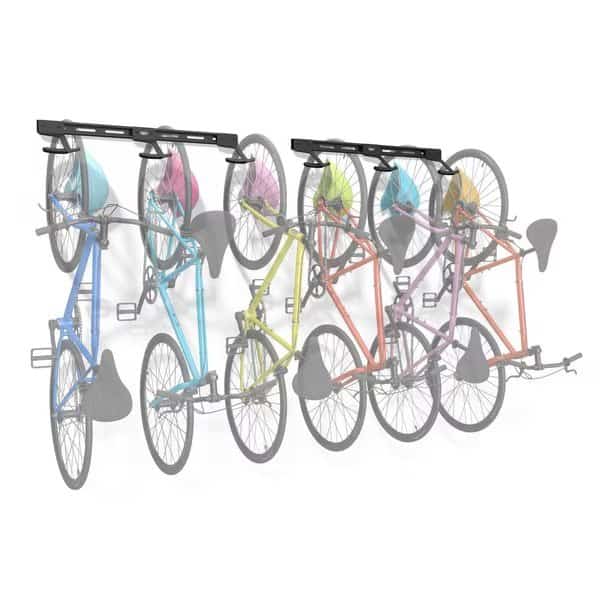 Wall Mount 6 Bike Rack