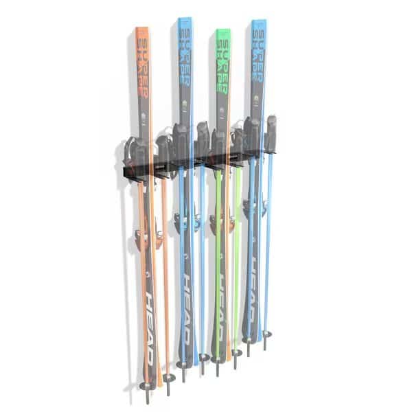Ski Rack For Garage Wall Storage