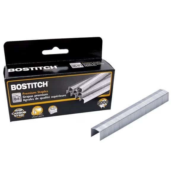 B8 PowerCrown Premium Staples - 3/8" (9mm), PK5000