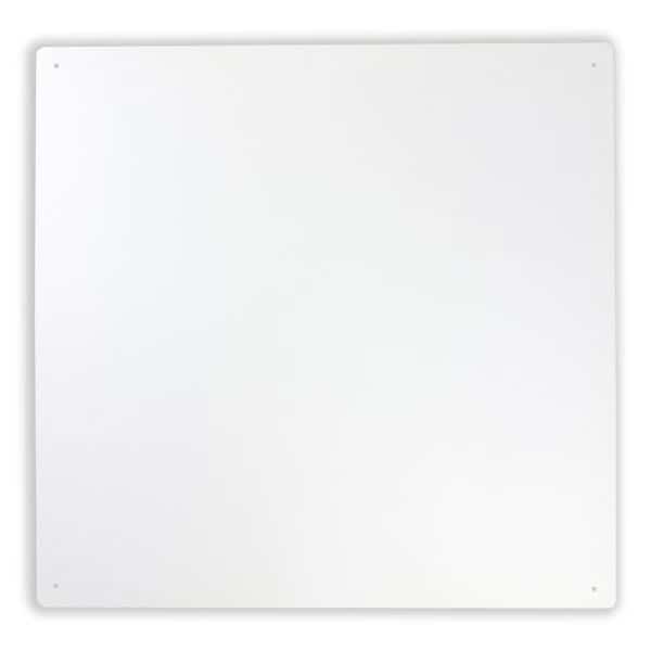 Access Cover, 12 in x 12 in White Plastic Onepiece, 20PK