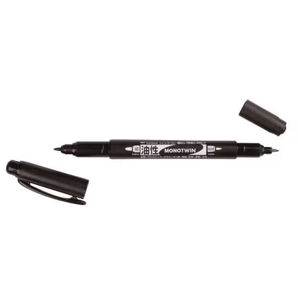 MONO TWIN PERMANENT MARKER, BK