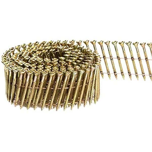 Pneumatic Nail, 2-1/2 in L, Electro Galvanized, 15 Degrees
