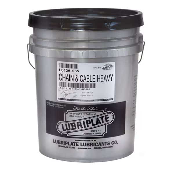 Chain & Cable Heavy, 35 Lb Pail, Heavy Multi-Purpose Penetrating, Lubricating And Cleansing Fluid