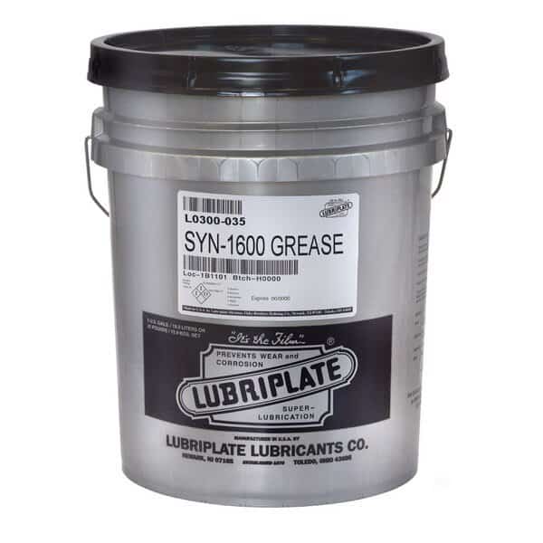 Syn 1600, 35 Lb Pail, Synthetic, Lithium Complex, Nlgi No. 0 For Auto Grease Systems