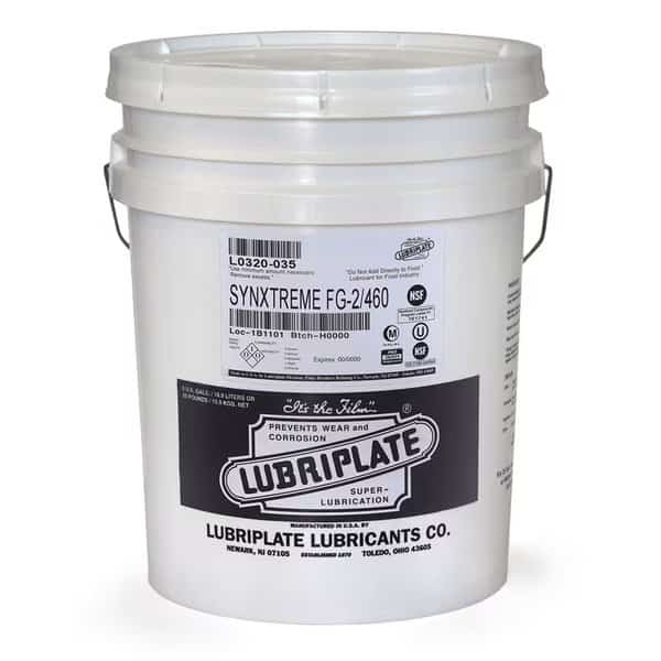 Synxtreme Fg-2/460, 35 Lb Pail, H-1/Food Grade, Calcium Sulphonate Synthetic Nlgi No 2, Multi-Purp