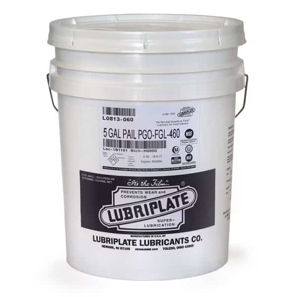 Pgo Fgl-460, 5 Gal Pail, H-1/Food Grade, Synthetic Polyalkylene Glycol Iso-460 Gear Fluid