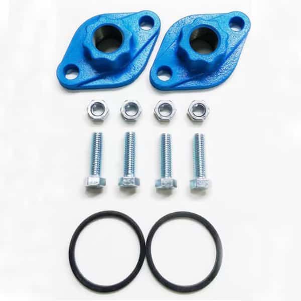 1 1/4" Cast Iron Flange Kit W/ 2 Flanges, 2 Gaskets, 4 Screws, 4 Bolts