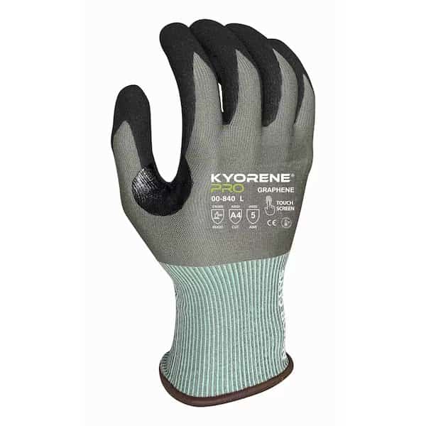 Cut-Resistant Gloves, Cut Level A4 , HCT MicroFoam Nitrile Palm , 2XL 12 PK
