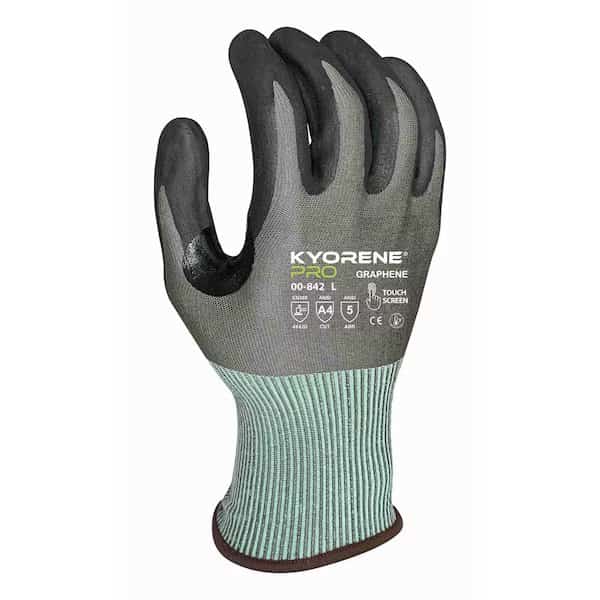 Cut Resistant Gloves, Cut Level A4 , HCT Nano-Foam Palm , XL 12 PK