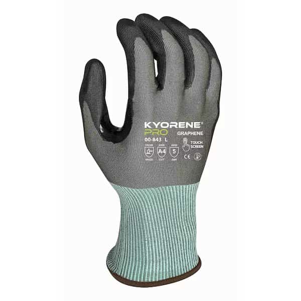 Cut Resistant Gloves, Cut Level A4 , Polyurethane Palm , L 12 PK