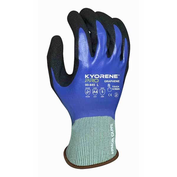 Cut Resistant Gloves, Cut Level A4 , HCT MicroFoam Nitrile Palm , S 12 PK
