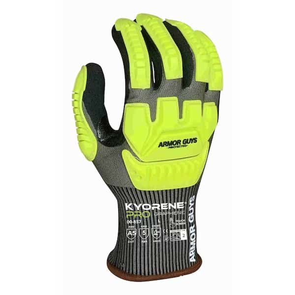 Coated Gloves, Kyorene Pro, Gray, L 12 PK