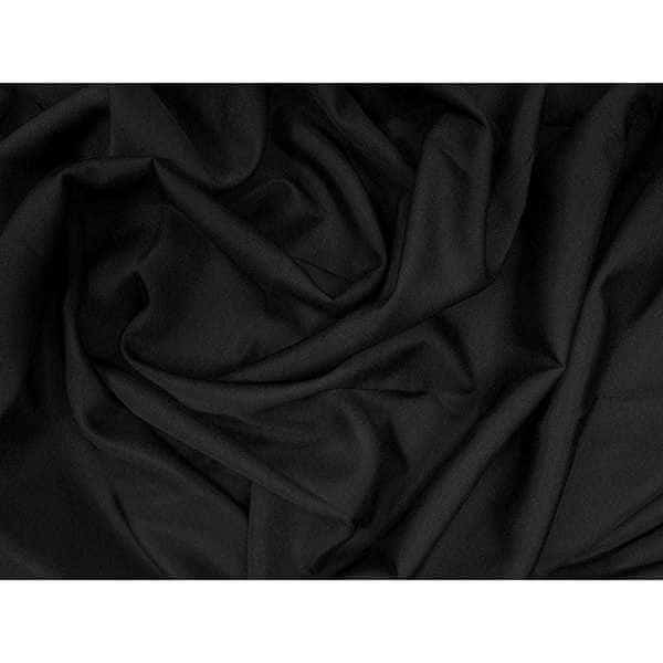 90" x 156" Polyester Tablecloth, Black