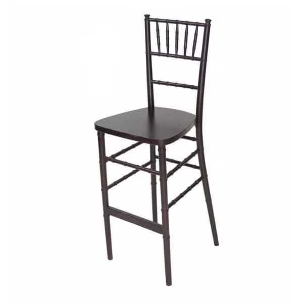 Chiavari Bar Stool, Mahogany