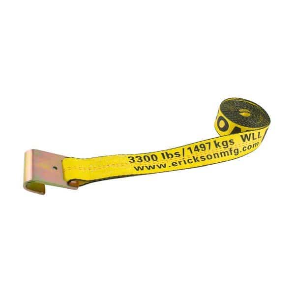 2"X30Ft 10,000 lb Winch Strap w/ Flat Hk Bulk