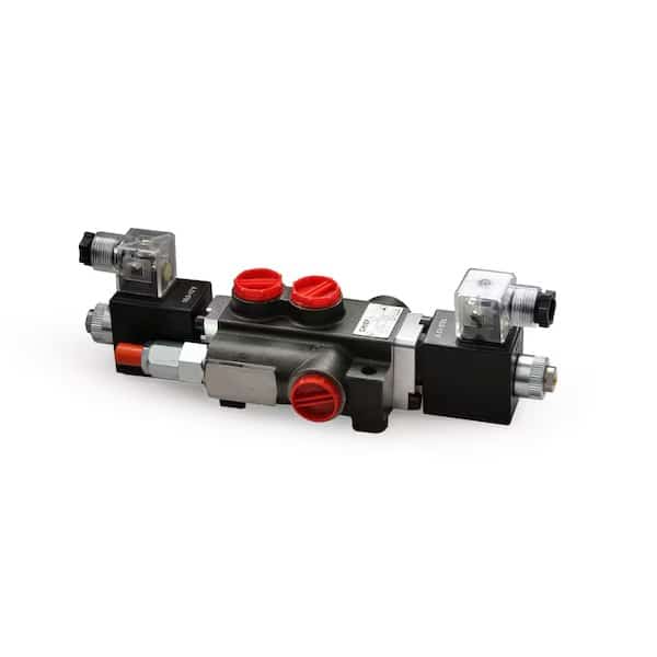 Solenoid Valve 13 GPM, SAE 10 Inlet/Outlet, 3 Spool, 12 VDC, 3625 PSI