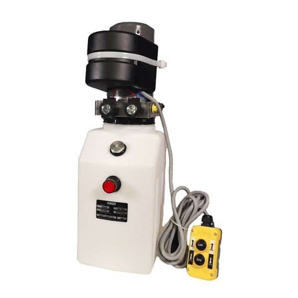 Hydraulic Power Unit 12V DC, Double Acting, 1.2 GPM, SAE 6 Ports, 2800 PSI, 8Qt. Tank