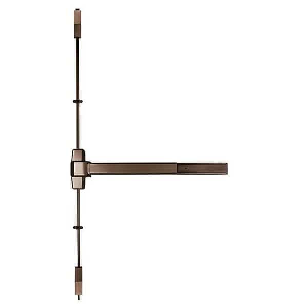 Surface Vertical Rod Exit Device, 48 x 84 inch, Exit Only, Satin Stainless Steel